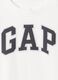 White Short Sleeve T-shirt with GAP Logo_2