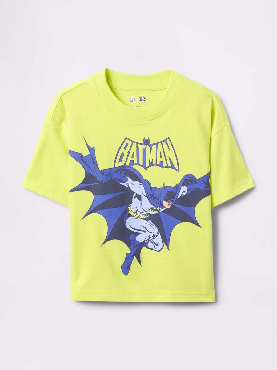 T-shirt a maniche corte verde con Batman di GAP Kids Bimbo_0