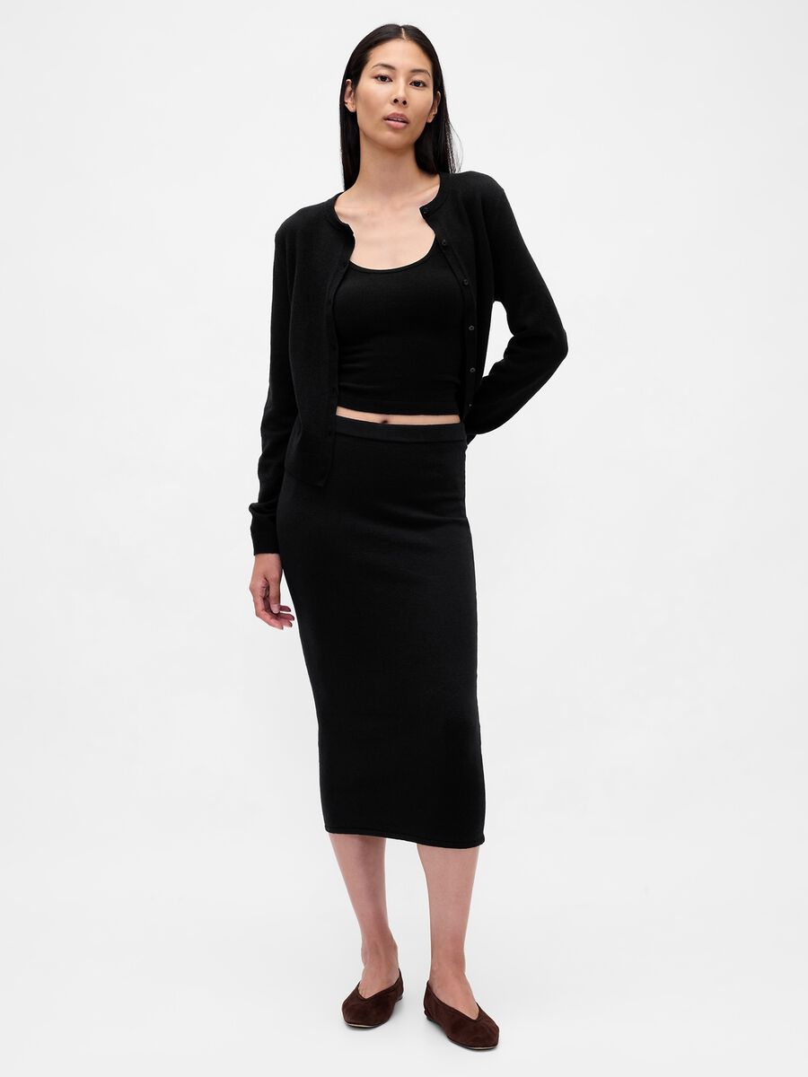 Cardigan nero da donna Donna_0