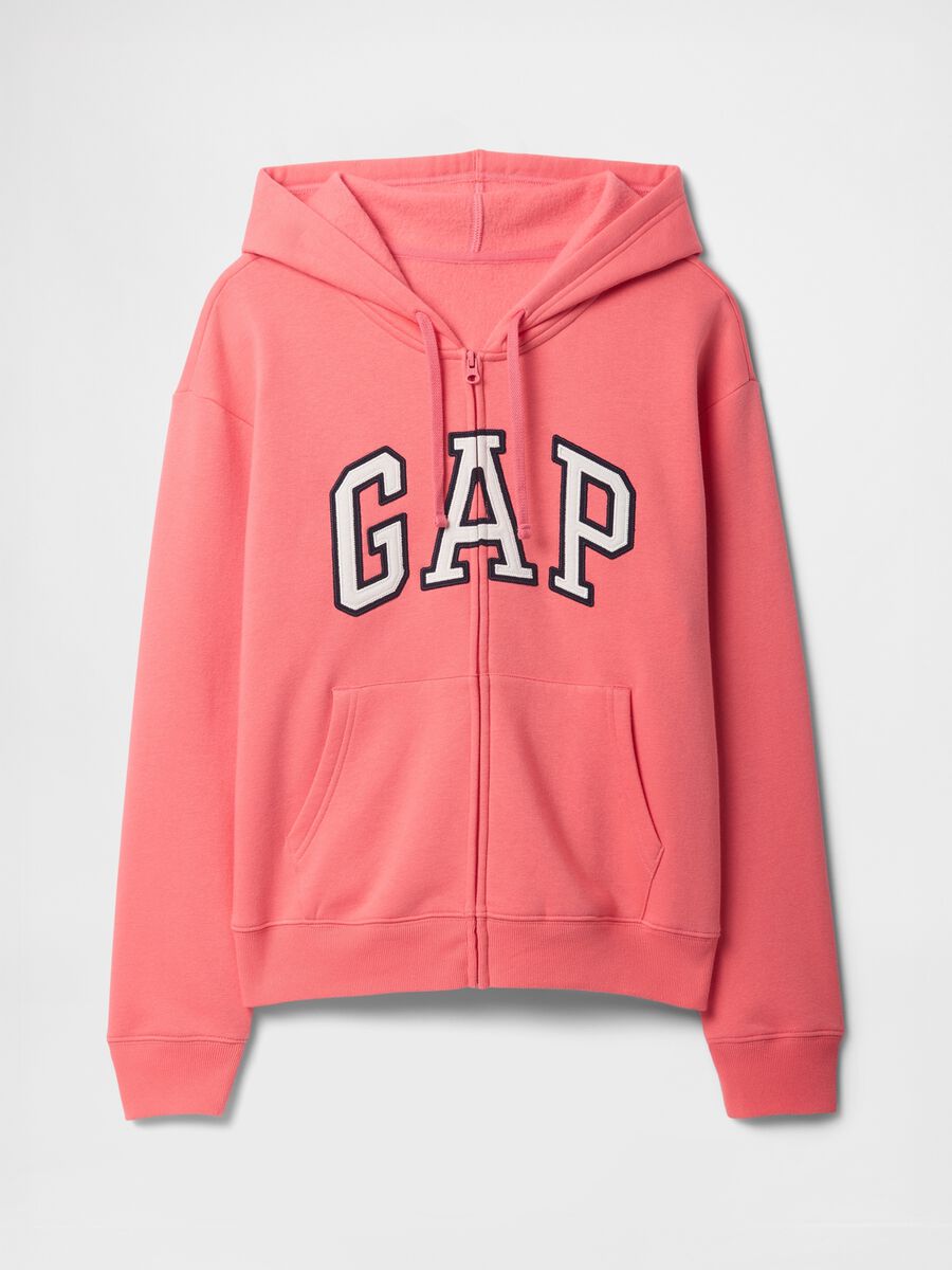 Hooded Full-Zip Sweatshirt Woman_4