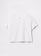 White cropped T-shirt in cotton_3
