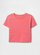 T-shirt multicolor in cotone a maniche corte_3