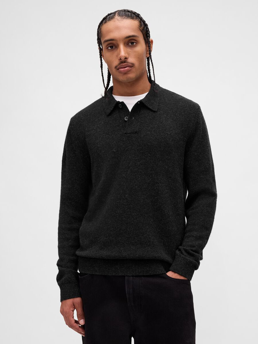 Pullover in misto lana Uomo_0