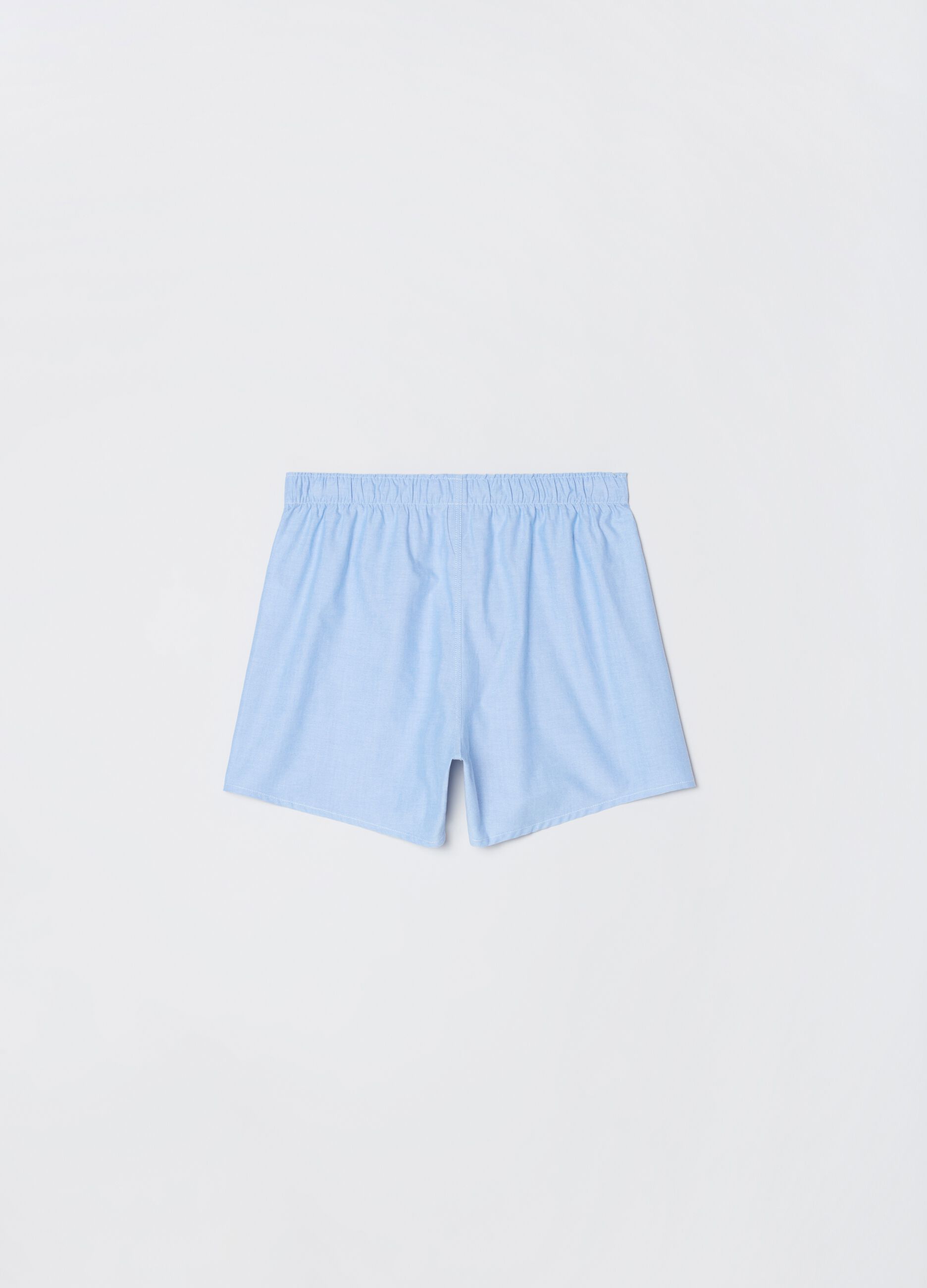 Woven cotton boxer shorts_1