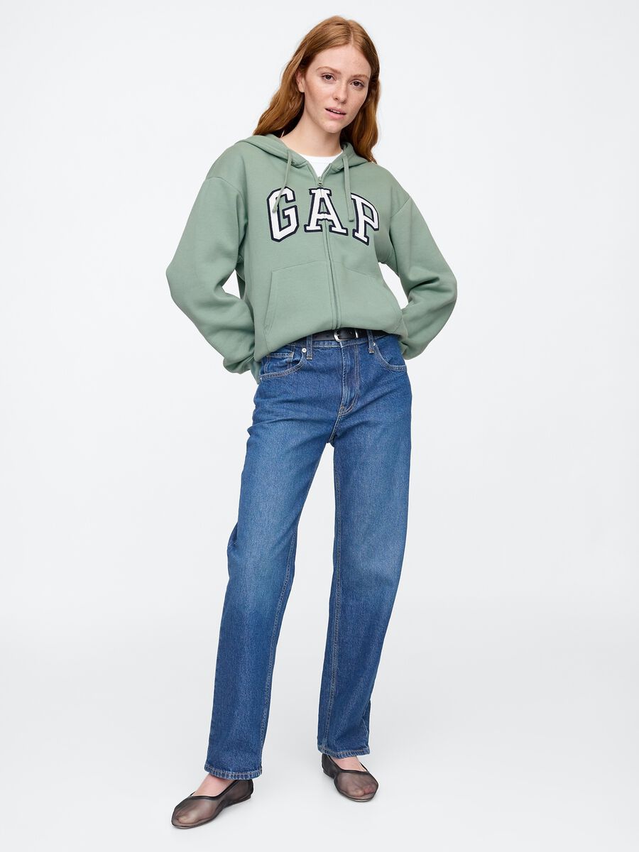 Hooded Sweatshirt with Logo Woman_2
