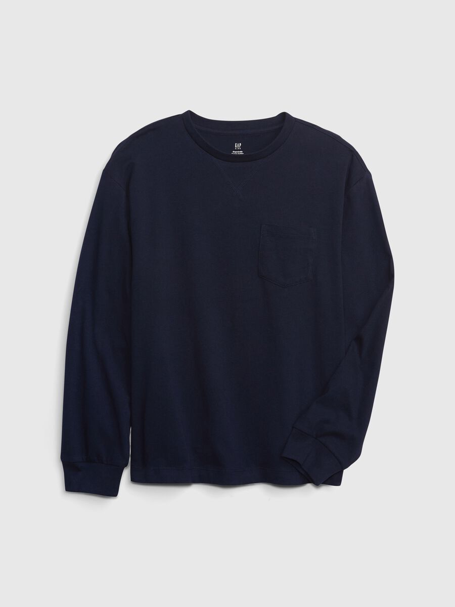 Long-sleeved T-shirt with pocket Boy_0