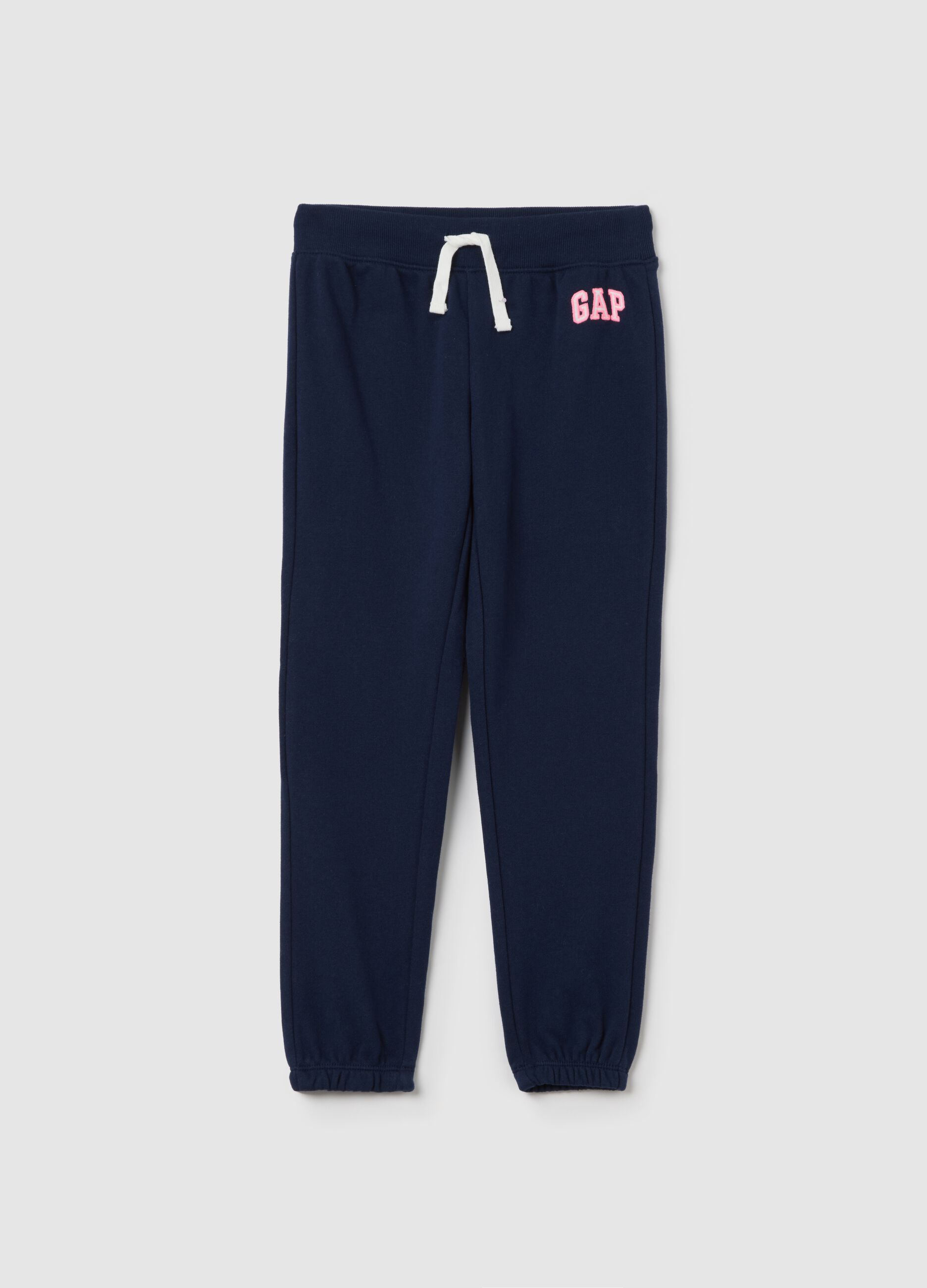 Joggers blu con logo