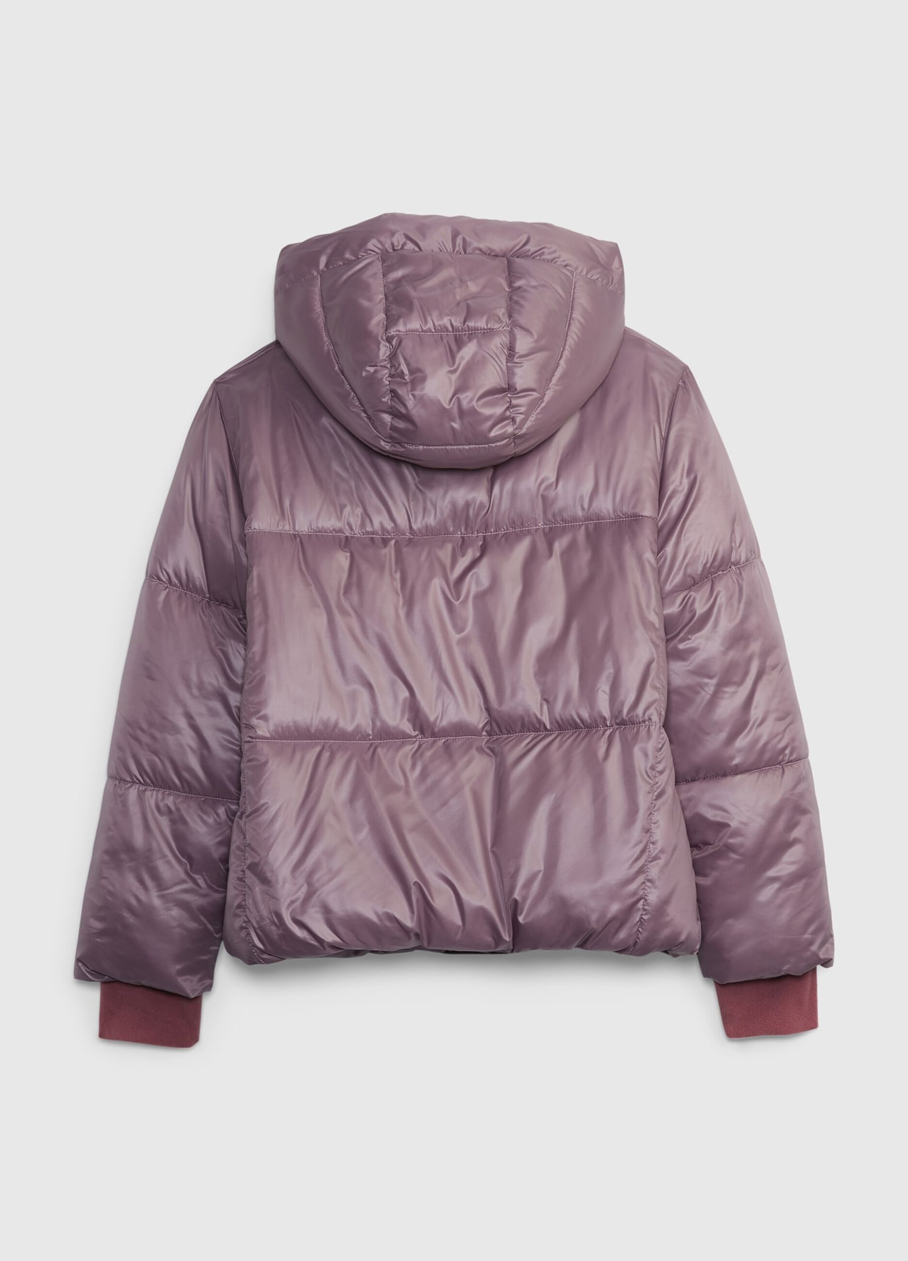 Quilted puffer jacket with hood_1