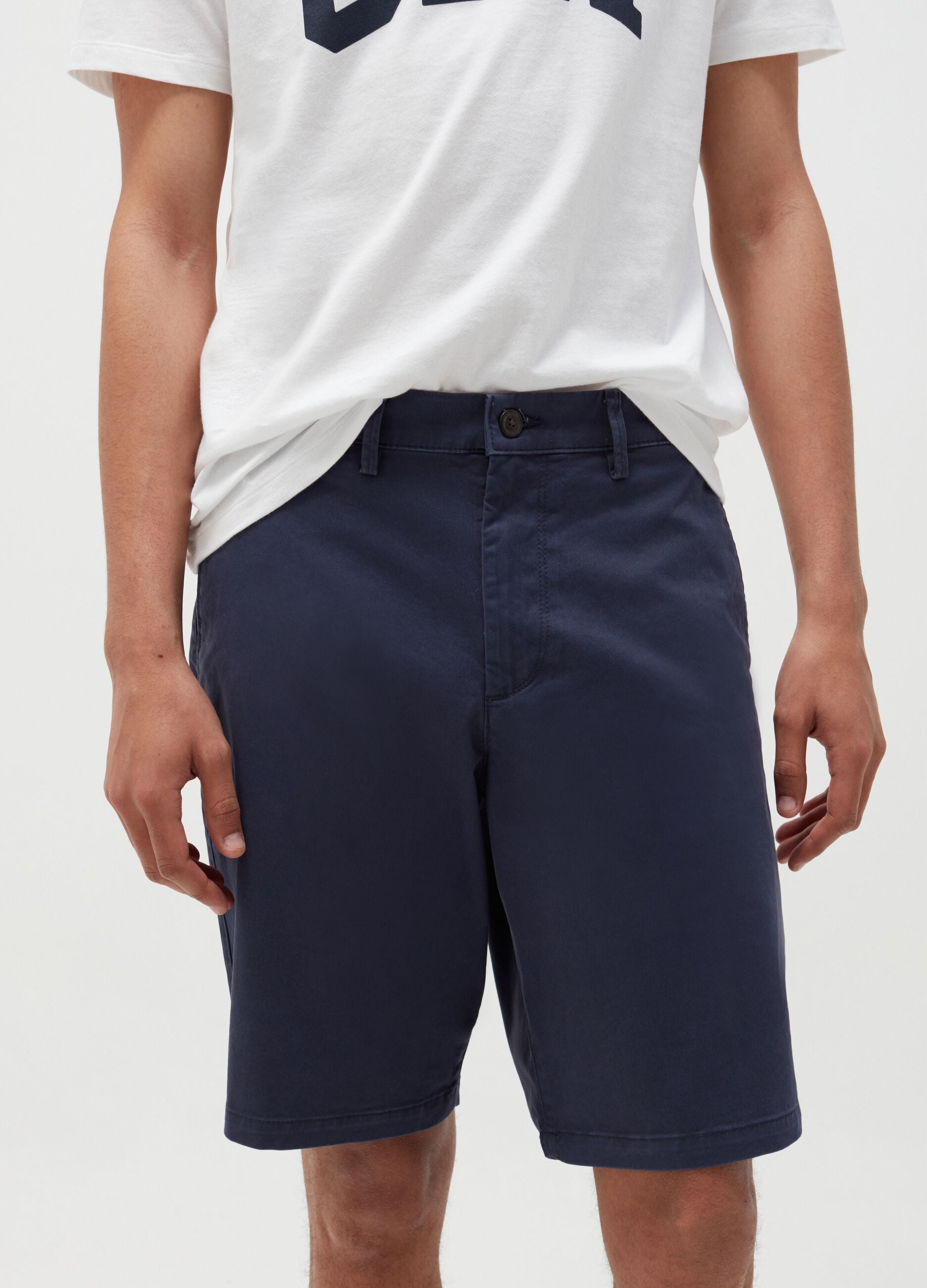 Bermuda chino in cotone e Lyocell