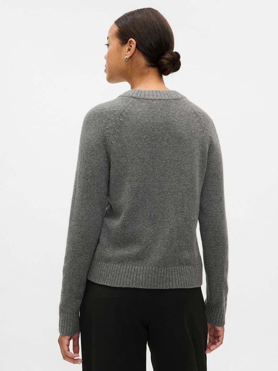 Pullover with round neck and raglan sleeves Woman_2
