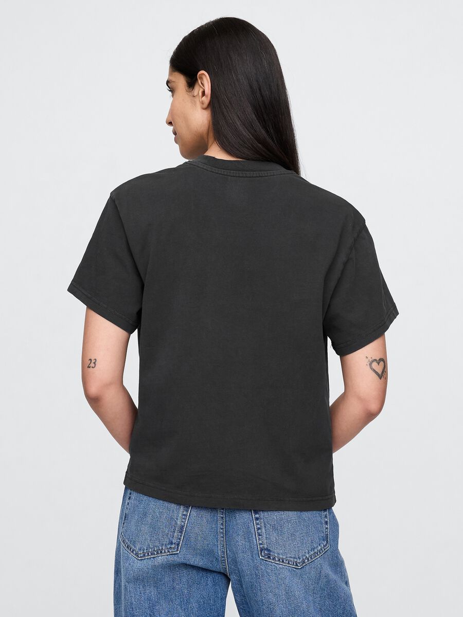 Cotton T-shirt with print Woman_1