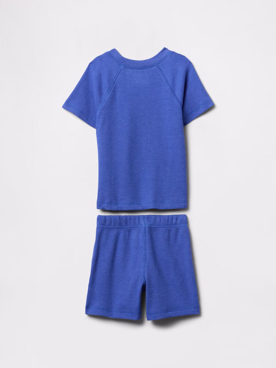 Set blu con t-shirt e shorts GAP Kids Bimbo_2