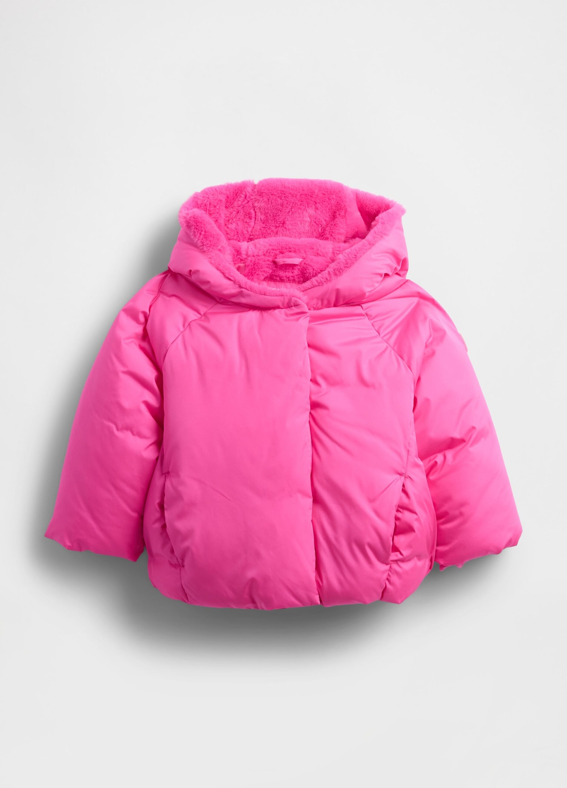 Pink padded jacket for girls