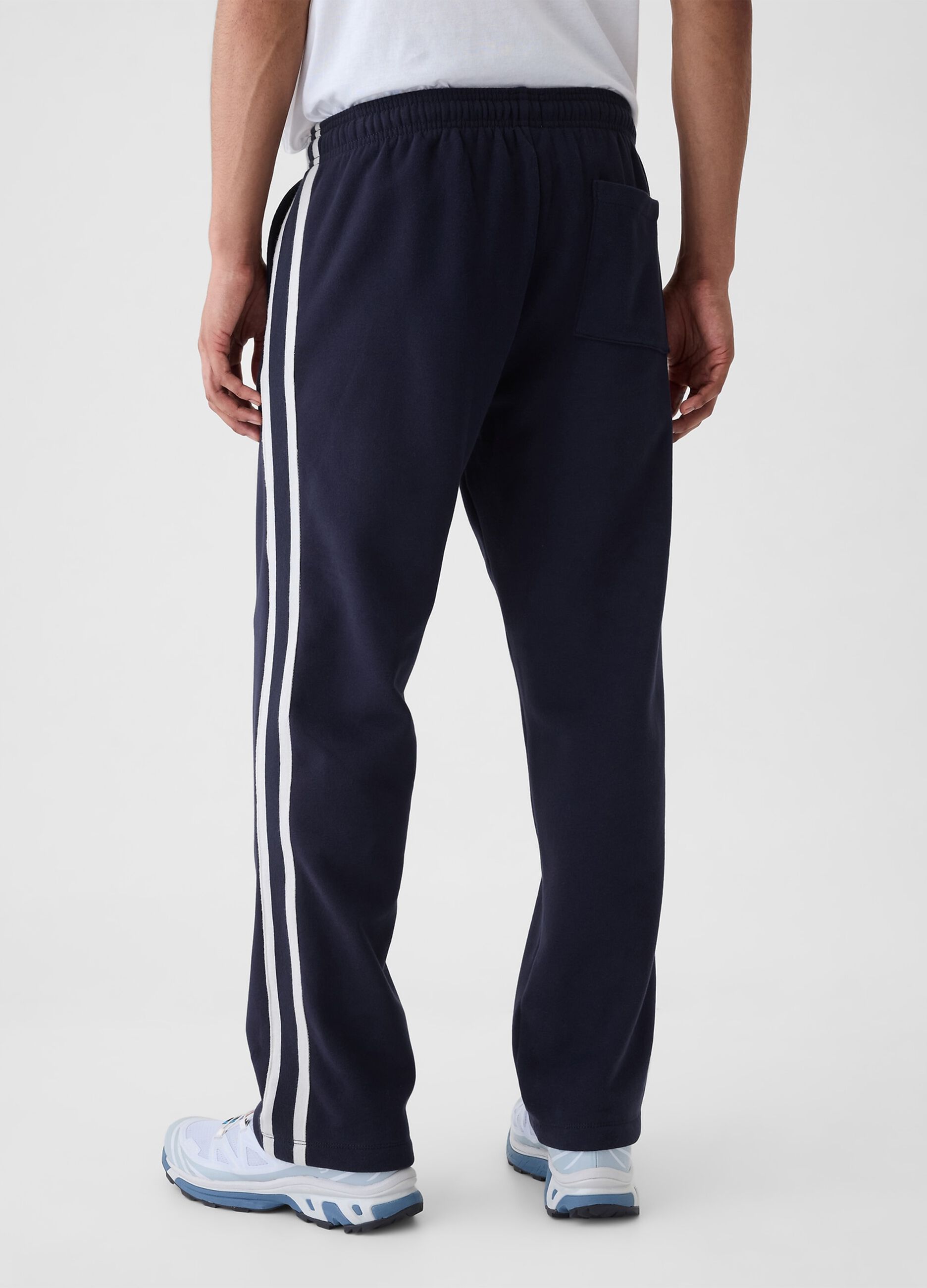 Joggers con bande rigate ricamo logo Athletic_2