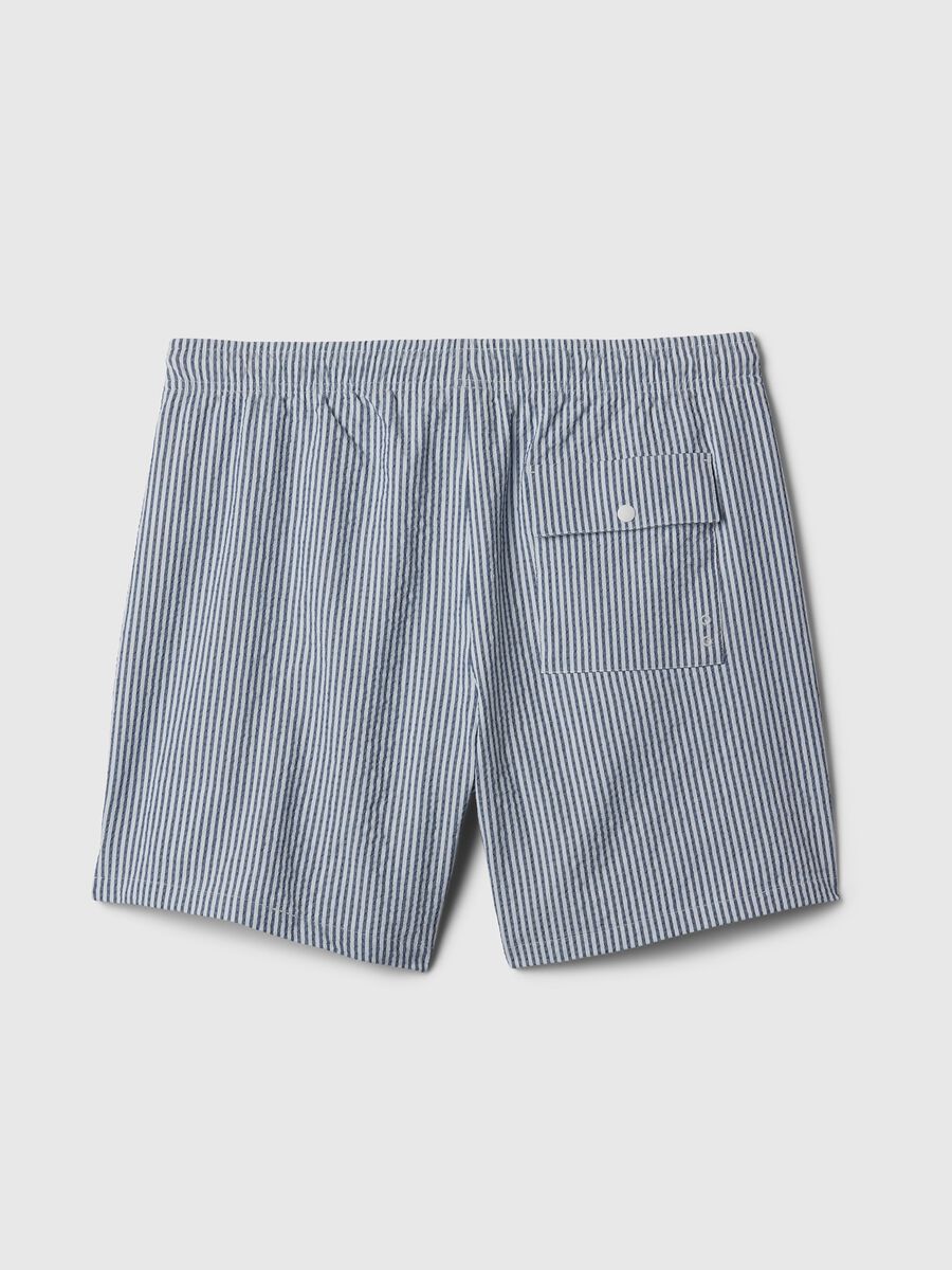 Swimming trunks with pattern and drawstring Man_5