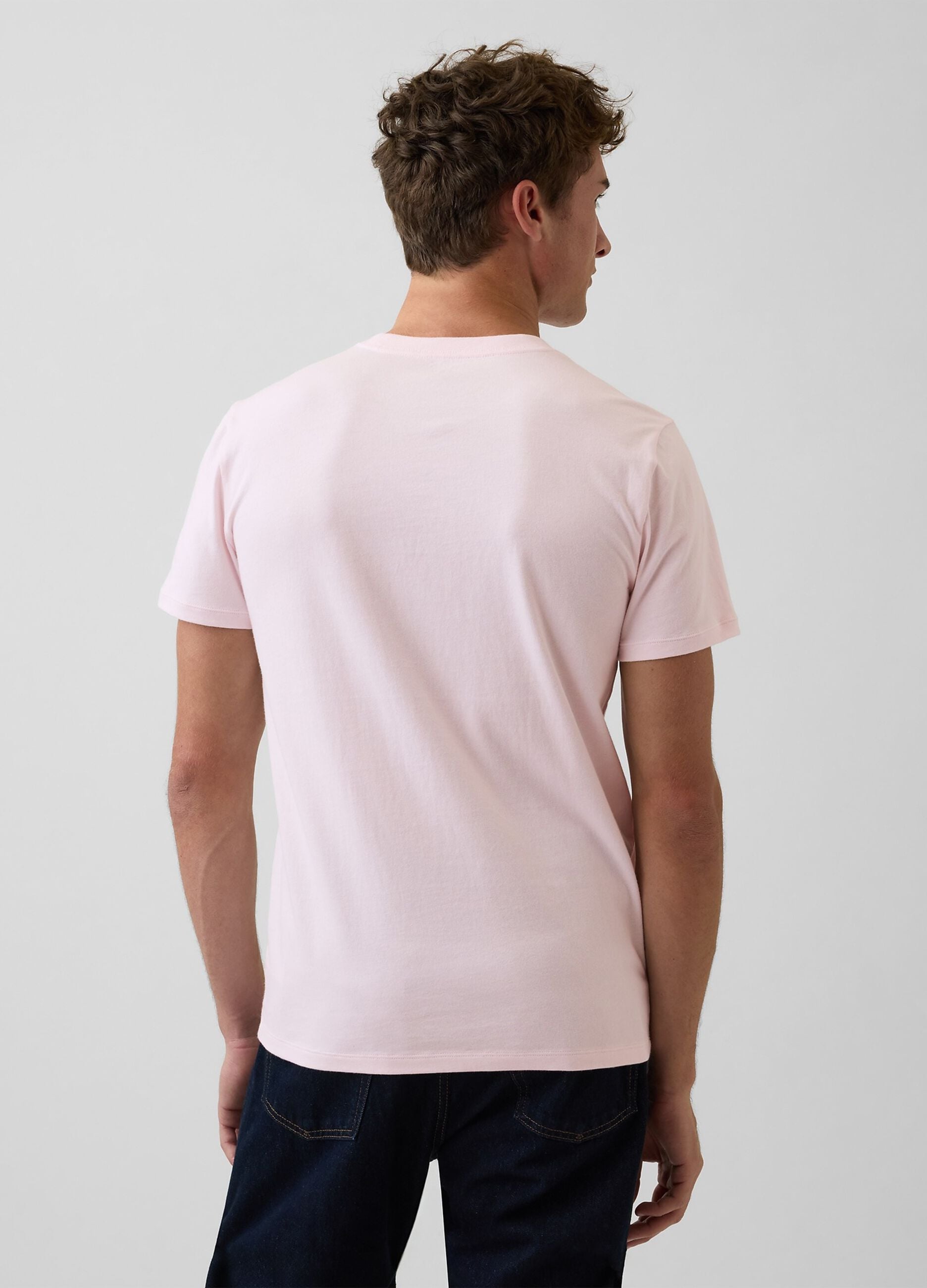 T-shirt in puro cotone con logo GAP a maniche corte