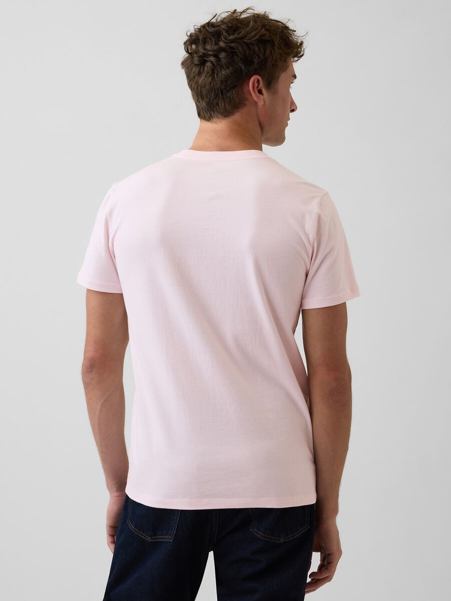 T-shirt in puro cotone con logo GAP a maniche corte Uomo_1