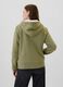 Full-zip con interno in sherpa e ricamo logo_2