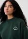 Felpa oversize mock neck con logo Athletic_3