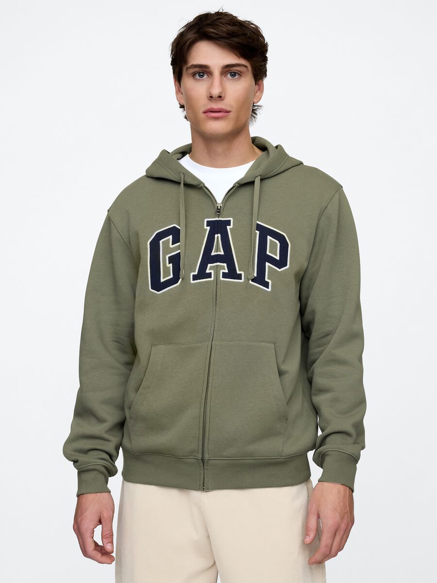 Felpa con cappuccio e full-zip Uomo_0