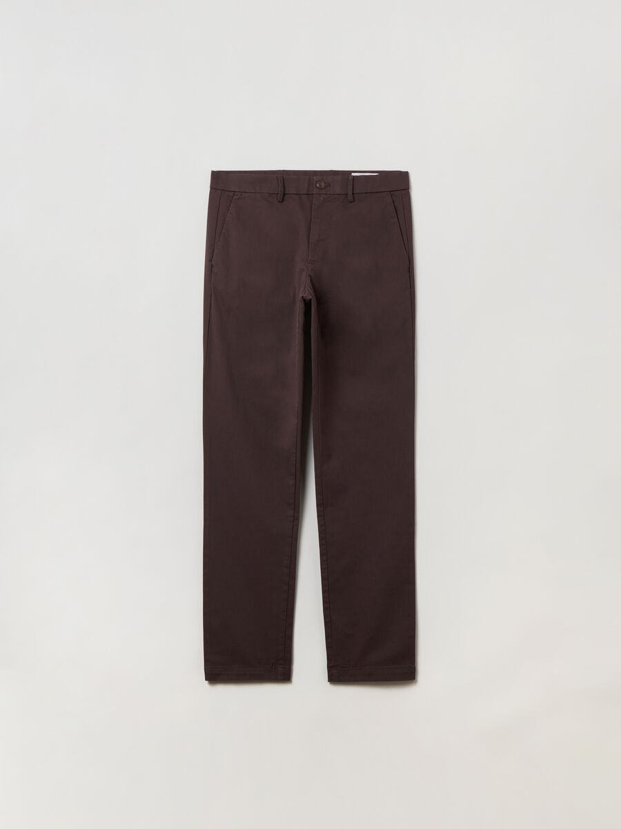 Slim-fit chino trousers Man_0