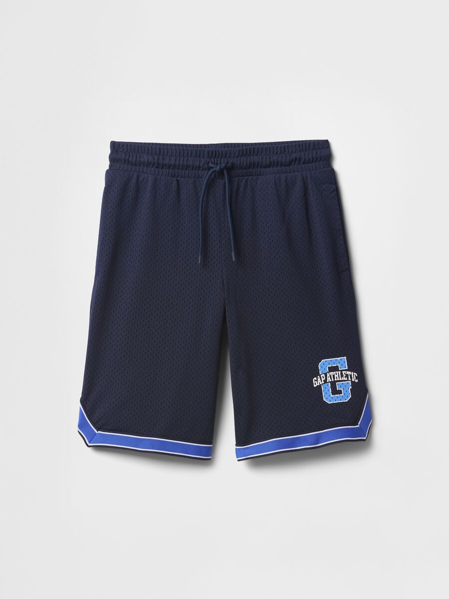 Shorts blu Gap Kids in tessuto knit Bambino_3