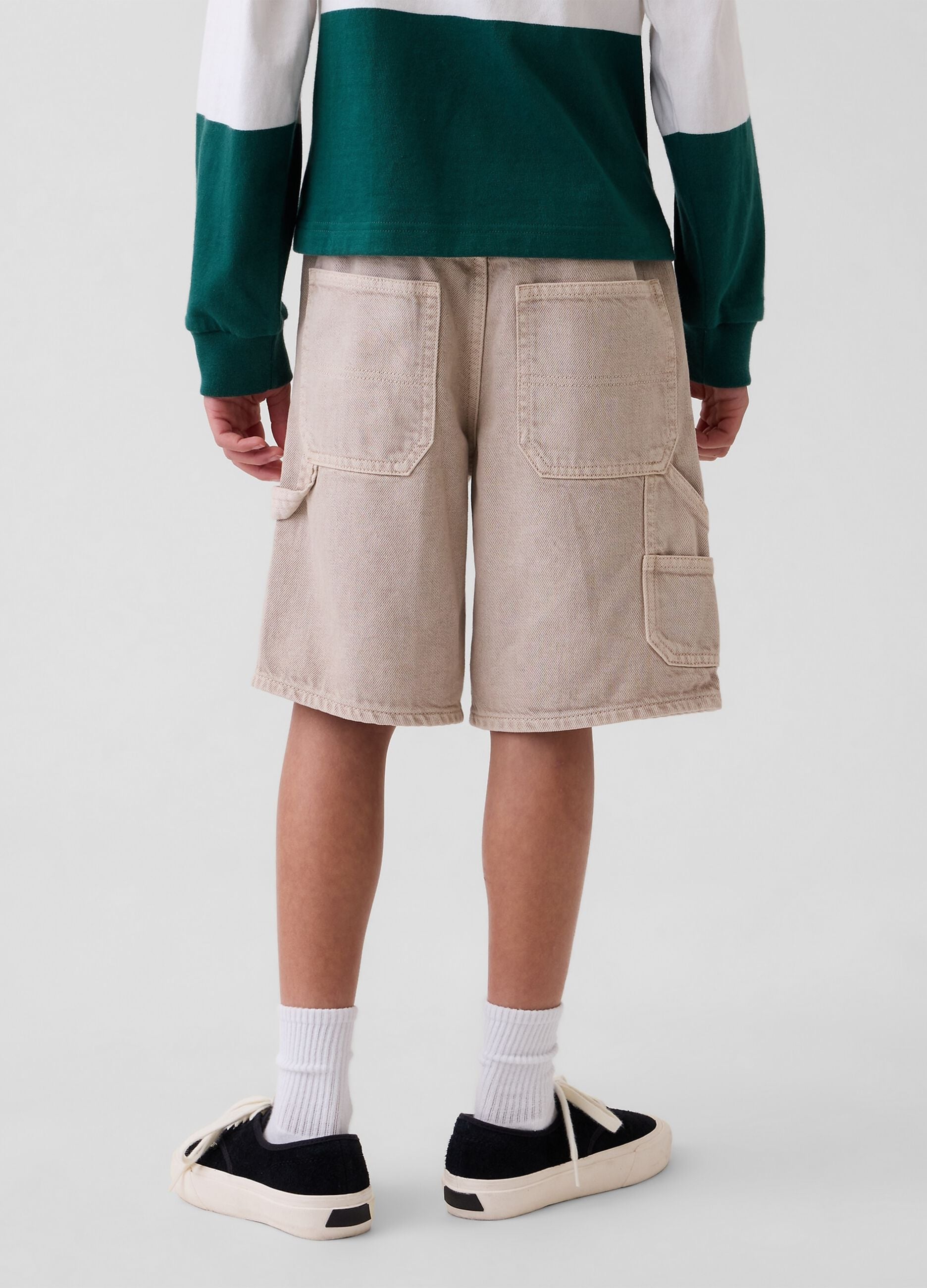 Shorts cargo in puro cotone
