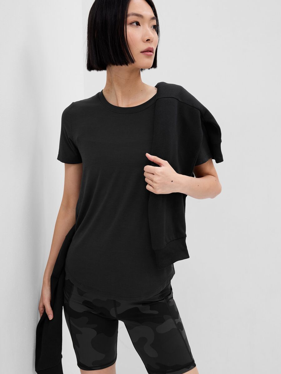 T-shirt in tessuto traspirante Donna_0