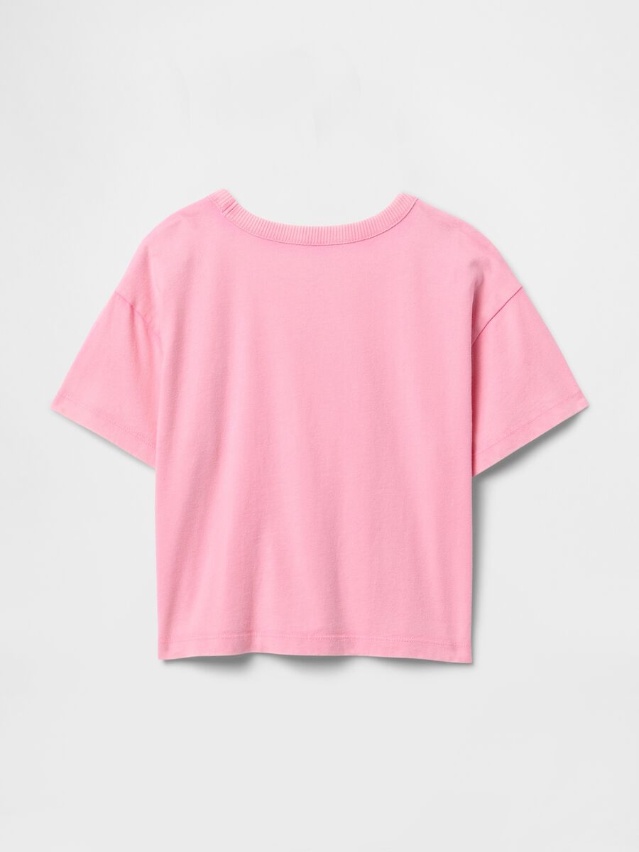 Maglietta oversize rosa per bambina Baby Boy_3