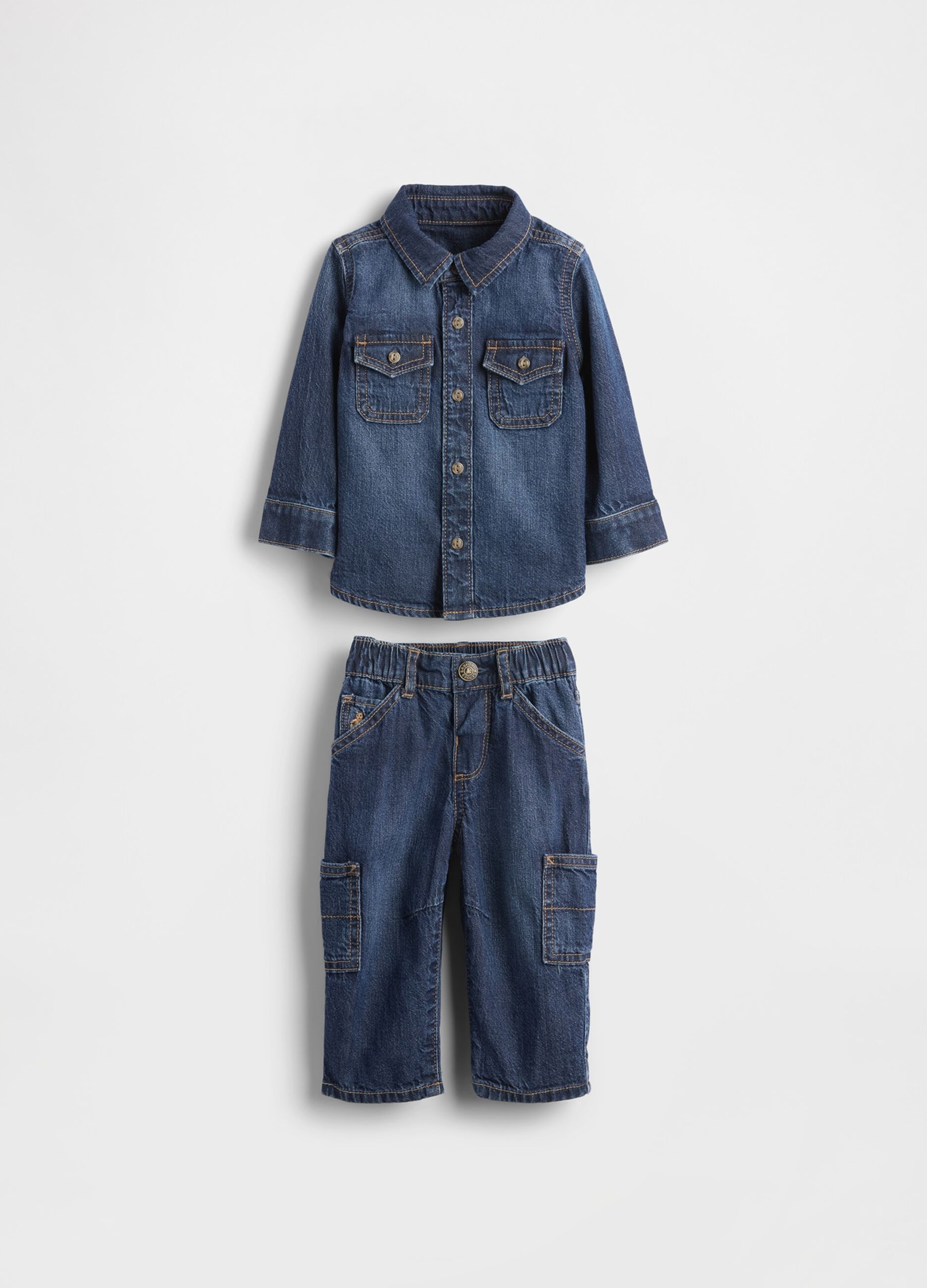 Set in denim per neonati