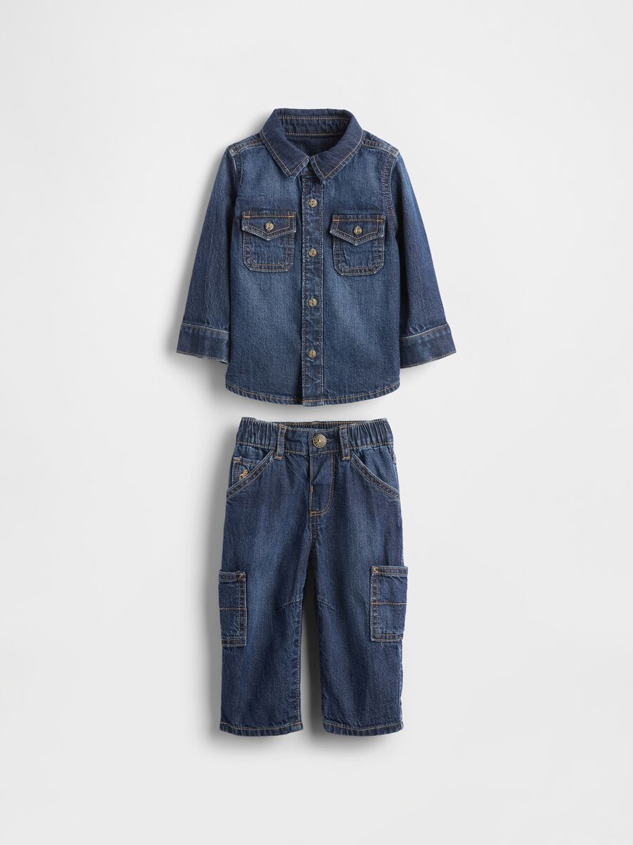 Set in denim per neonati Neonato_0