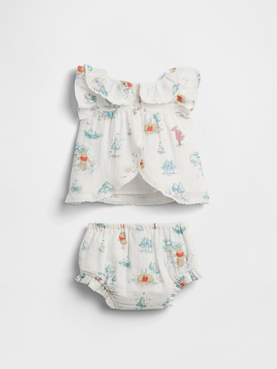 Multicoloured pure cotton baby girl set with Winnie-the-Pooh Newborn Boy_2