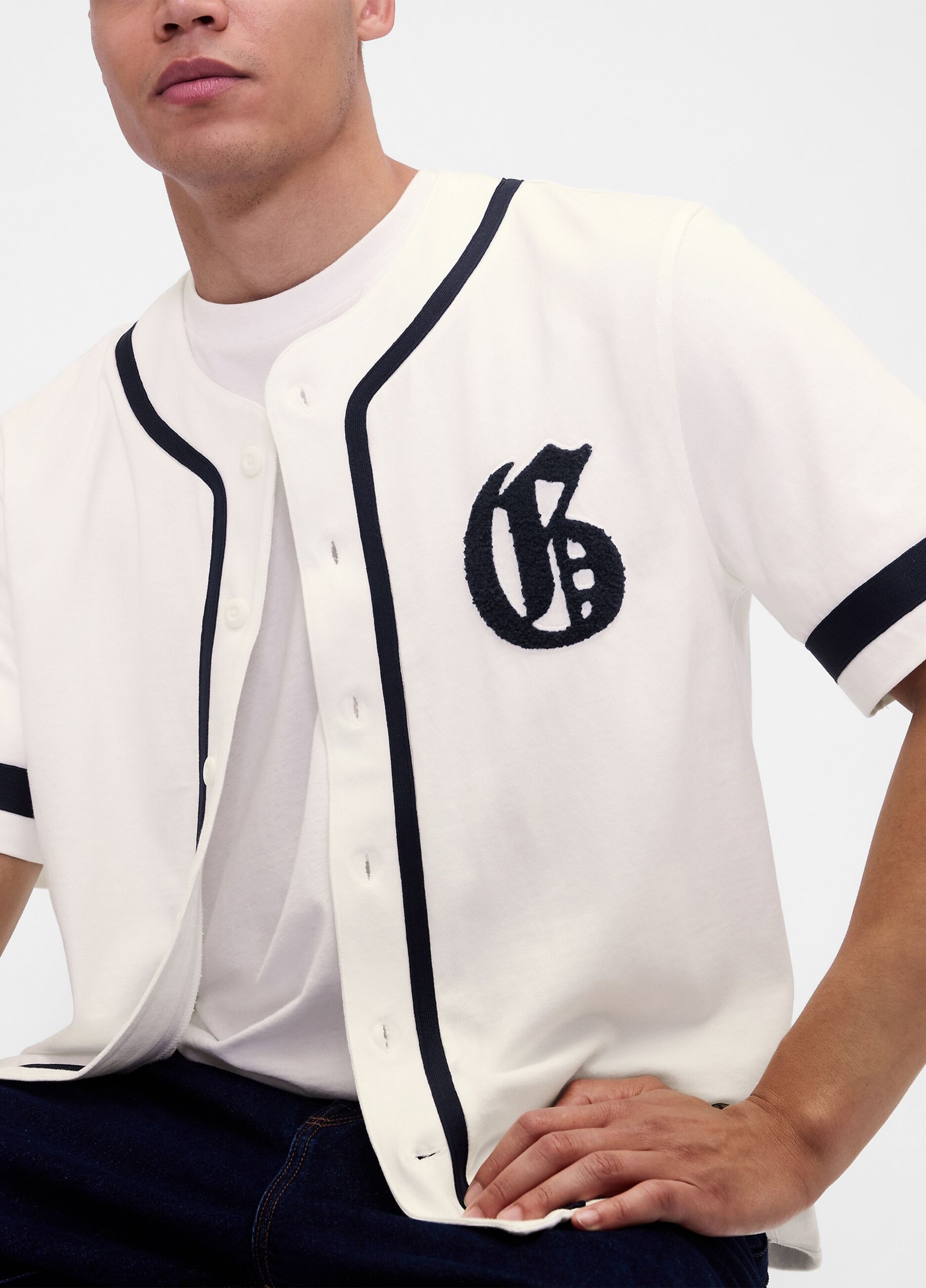 T-shirt baseball in cotone