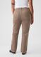 Pantalone straight a vita alta in corduroy_5