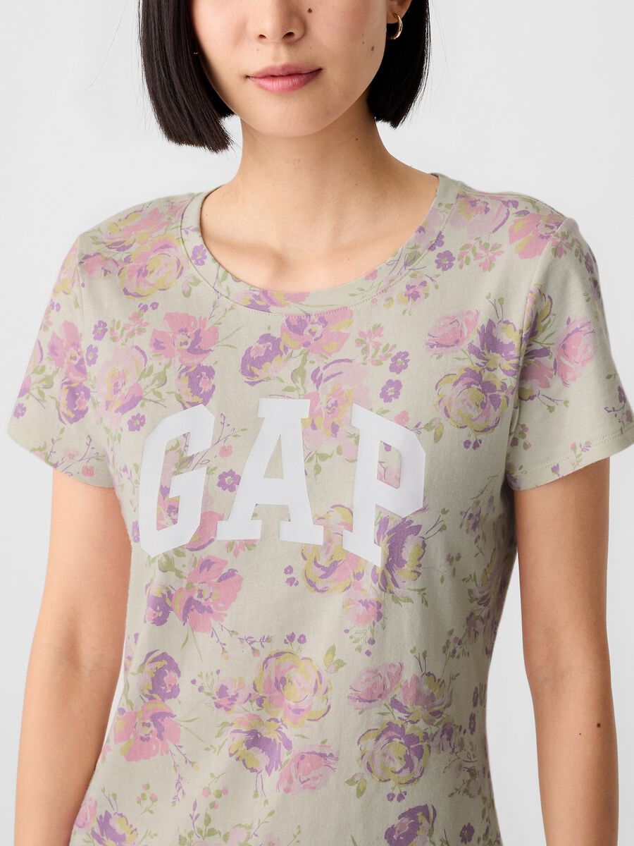 GAP x LoveShackFancy T-shirt con logo Donna_1