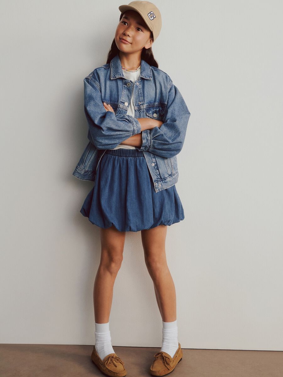 Gonna denim corta per bambina Bambina_2