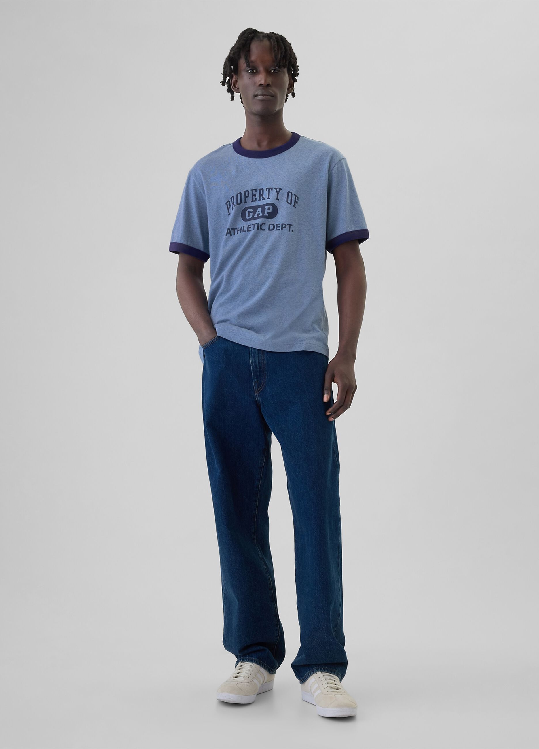 Cotton T-shirt with logo print_1