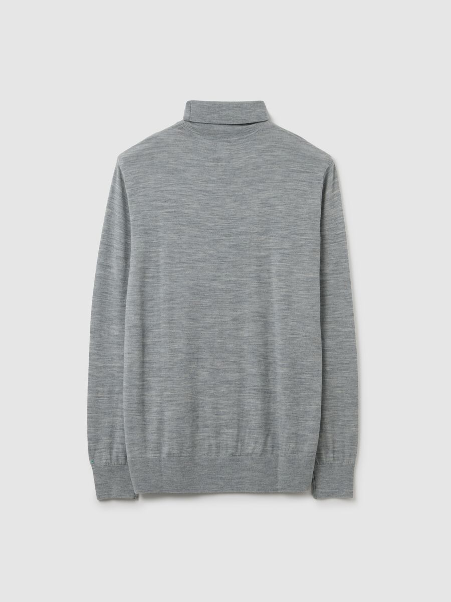 Turtle-neck Merino wool pullover Man_2