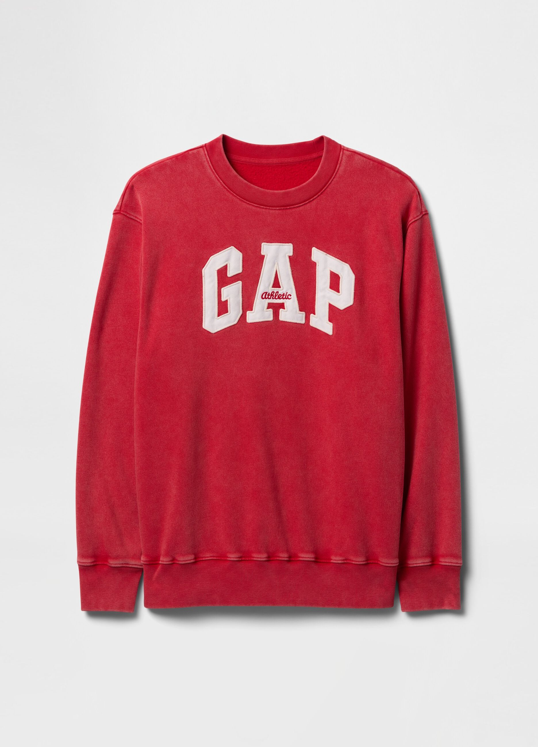 Felpa rossa con logo Gap_4