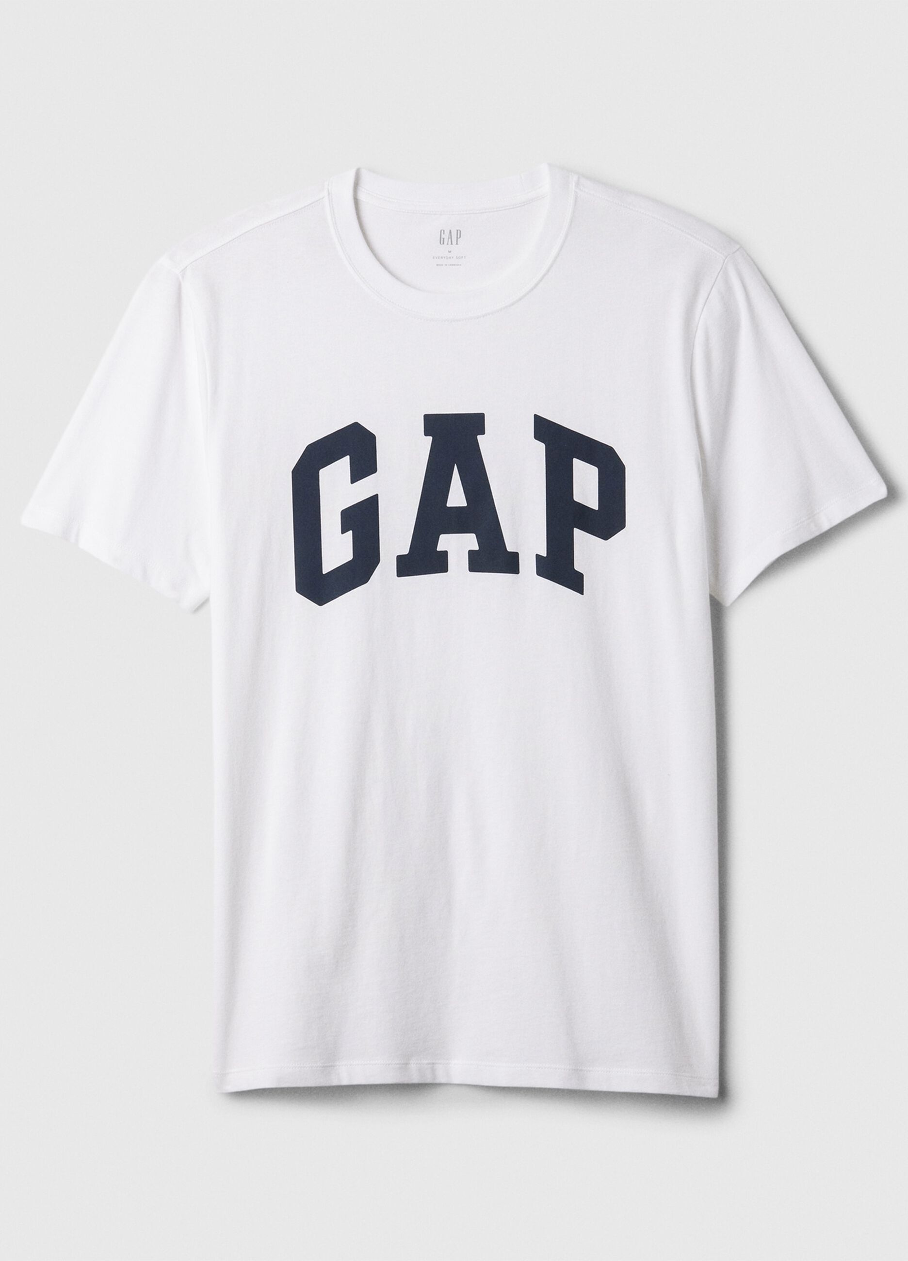 T-shirt in cotone con stampa logo