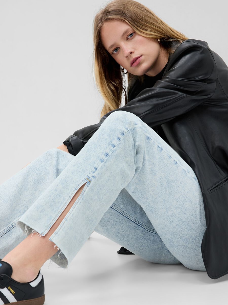 High-rise, loose-fit jeans Woman_2