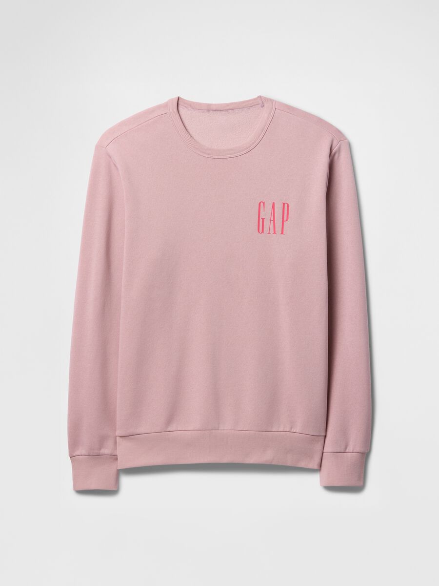 Felpa rosa con logo Gap Uomo_3