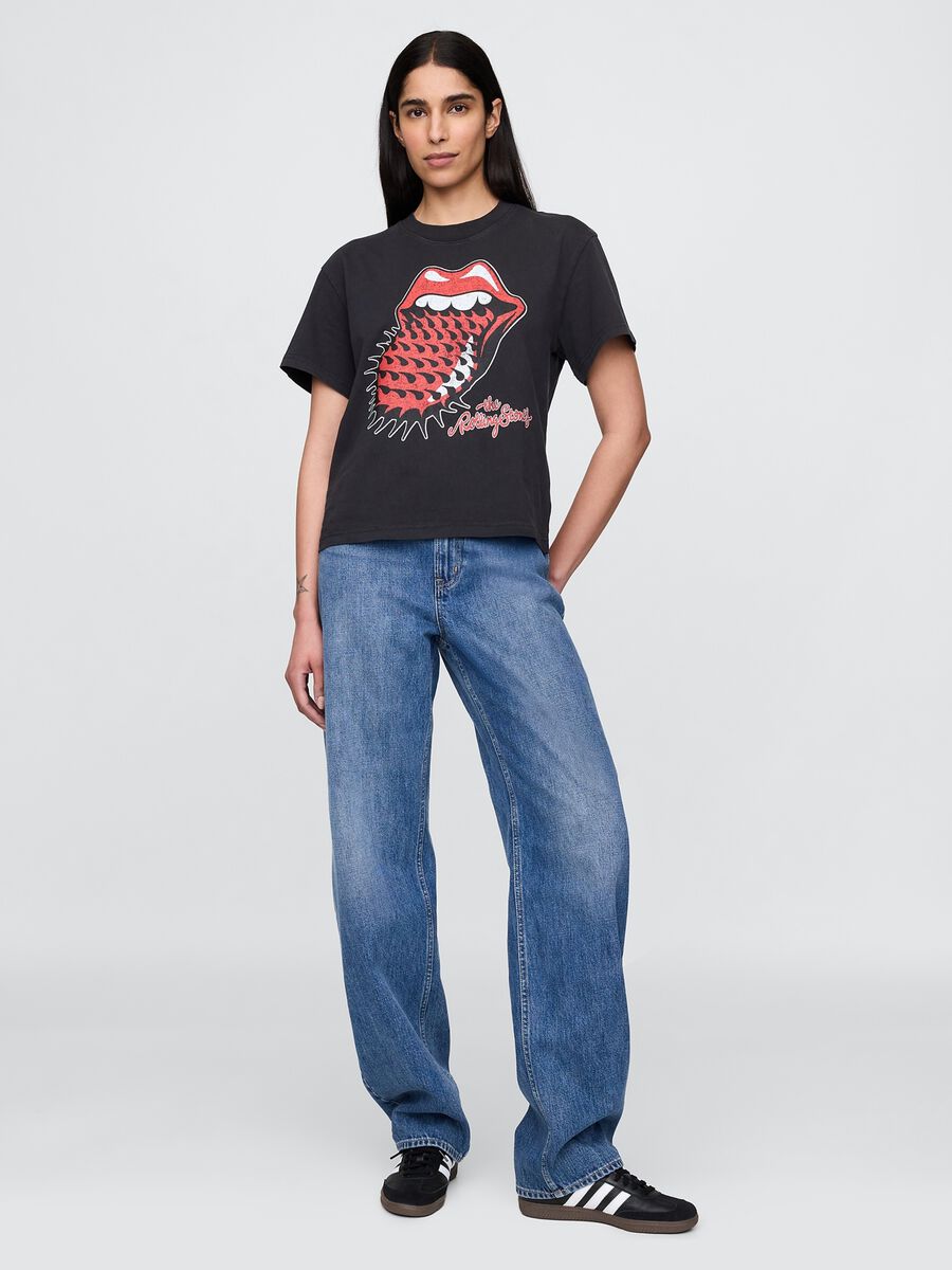 Cotton T-shirt with print Woman_2
