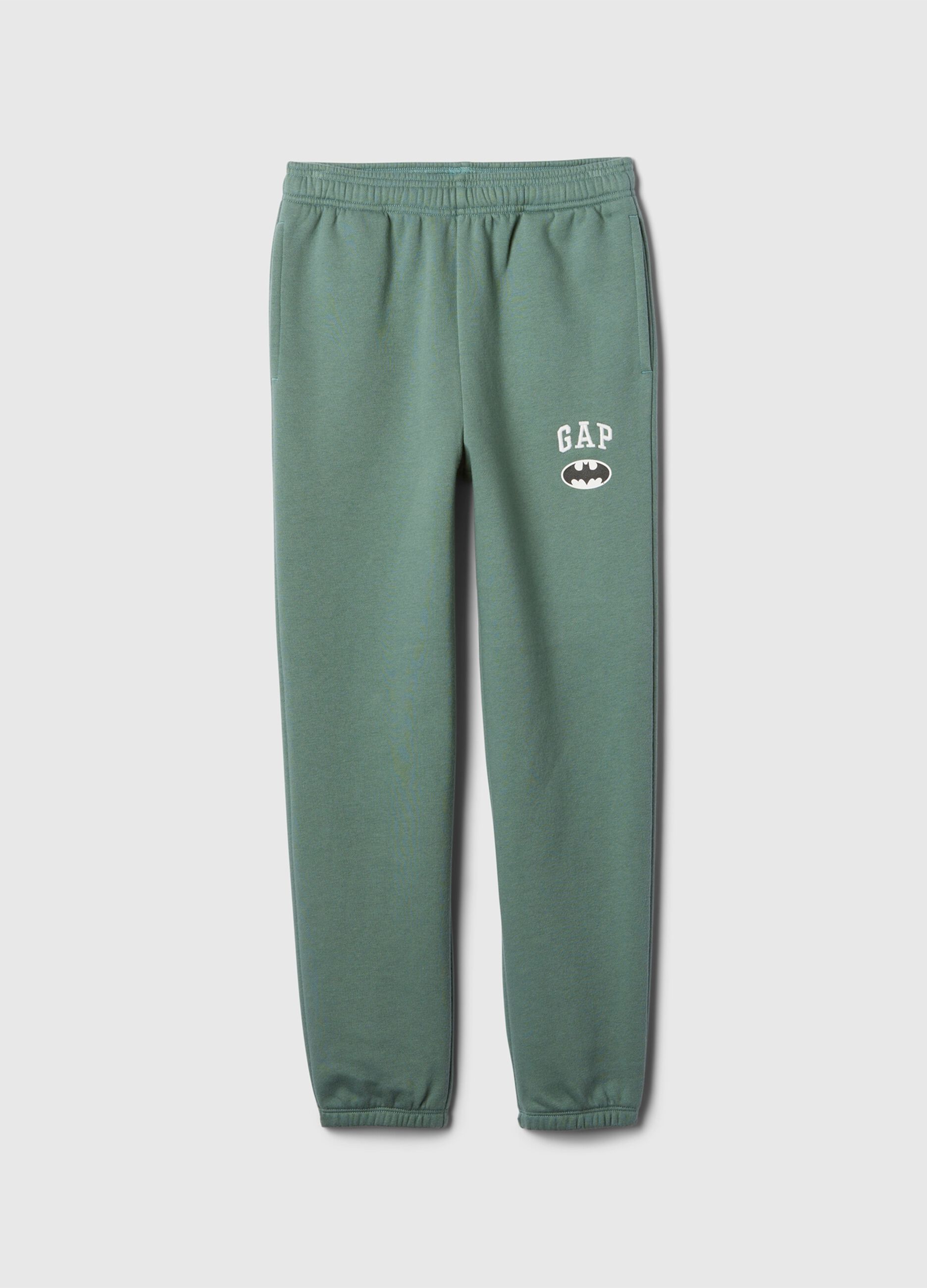 Joggers con stampa Batman e ricamo logo_4
