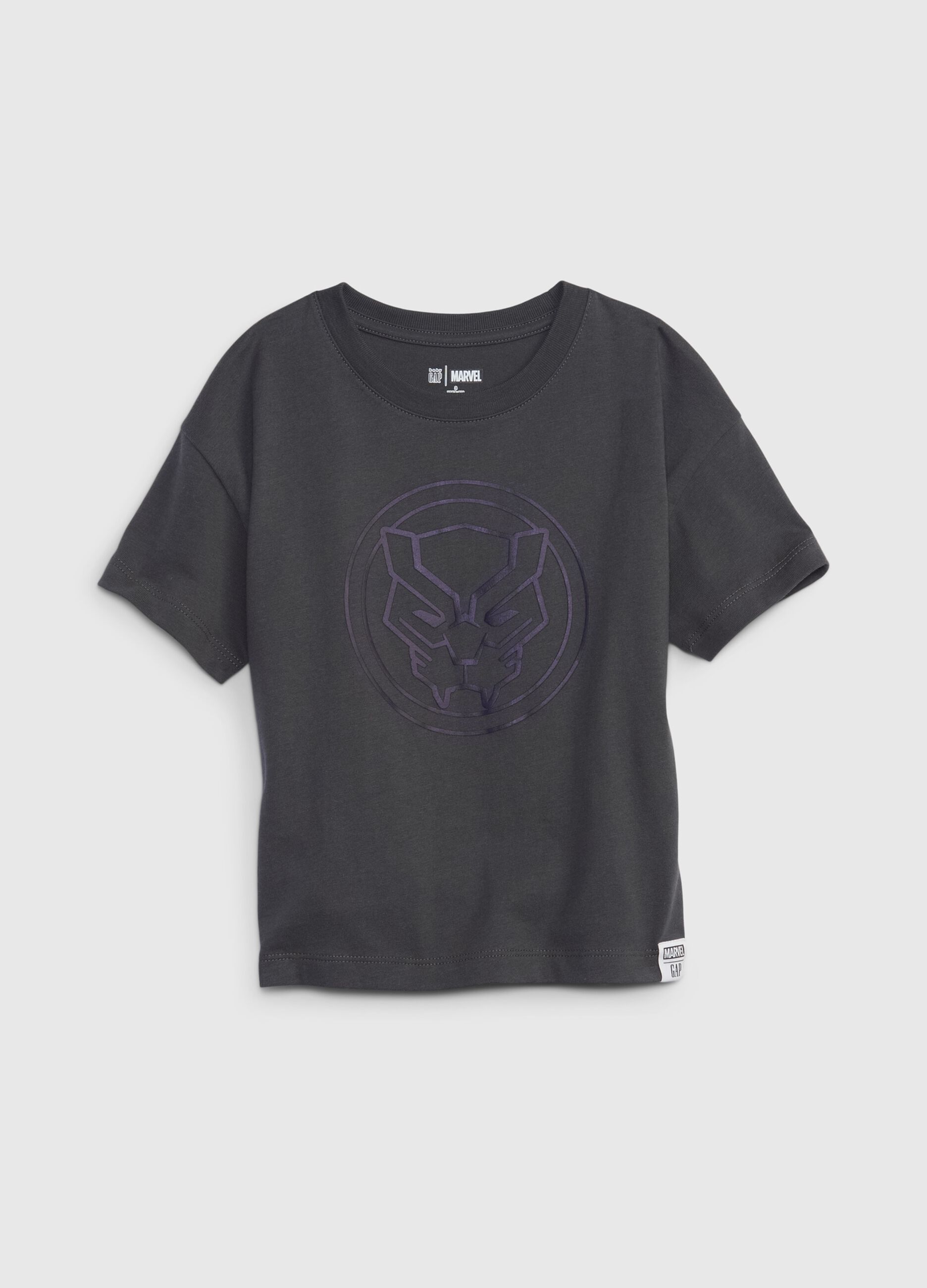 T-shirt oversize stampa Black Panther