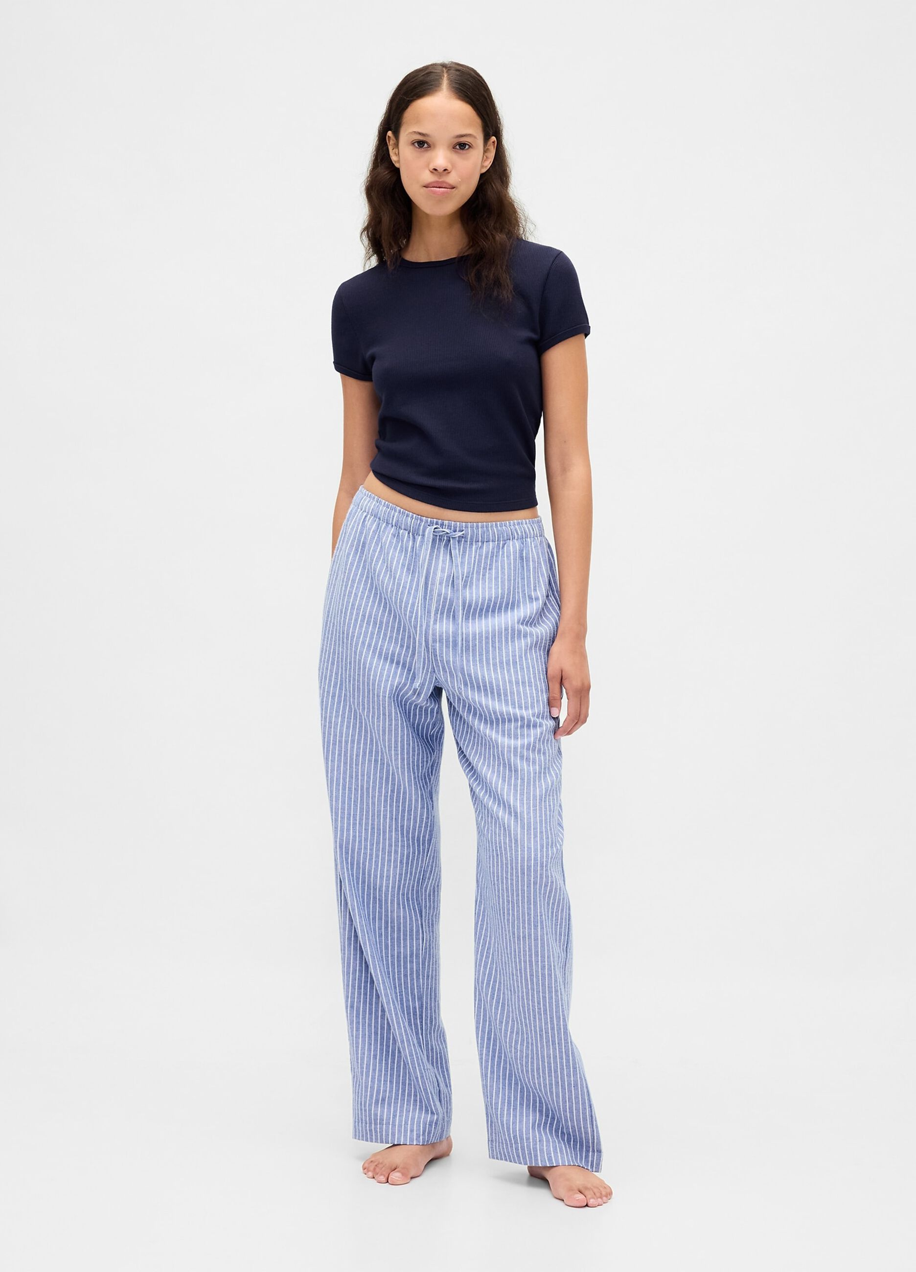 Pigiama azzurro in cotone