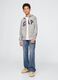 Felpa con logo GAP, cappuccio e full zip in misto cotone_2