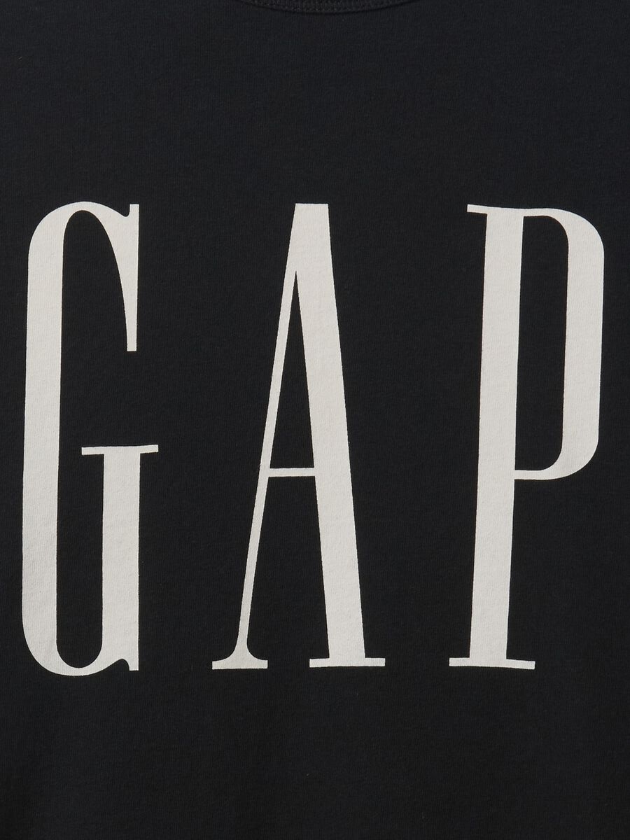 T-shirt a maniche lunghe nera in cotone GAP Uomo_4