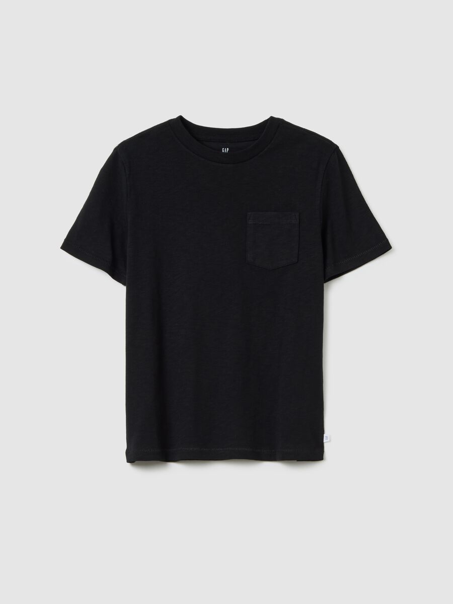 T-shirt in cotone con tasca Bambino_0
