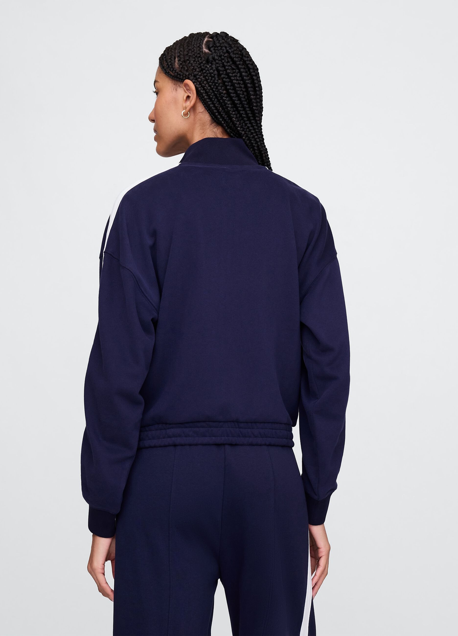 Felpa blu full zip Gap_2